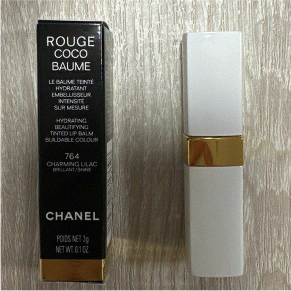 🎄Gift Idea🎄BNIB CHANEL CHARMING LILAC 764 Rouge Coco Baume Shine Lip Balm!$48R - Picture 9 of 9